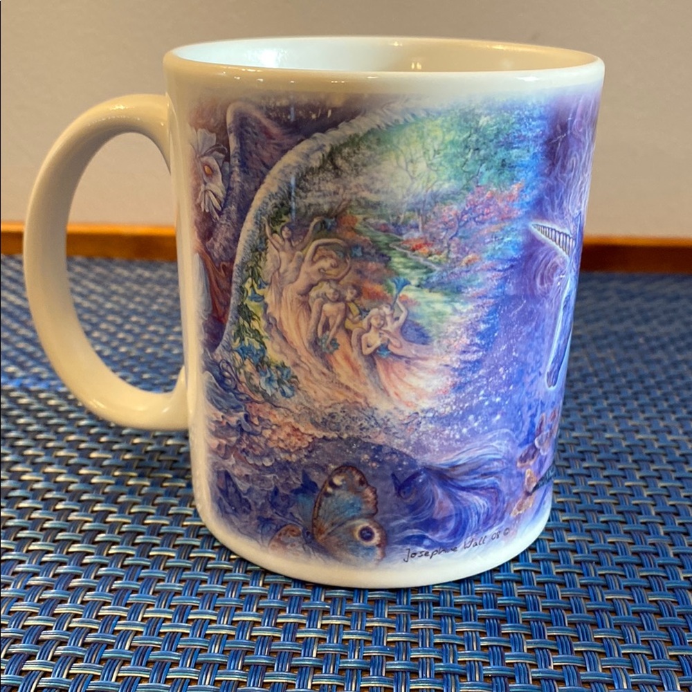 Josephine Wall Unfold Your Spirit to the Sky fantasy art mug, 2008